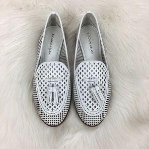 Antonio Melani Sadie Leather Tassel Loafers Size 9